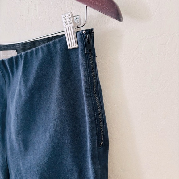 Everlane Midnight Blue women’s Trousers Pants Size 6 Elastic Waistband‎ Slim Fit - Picture 4 of 8